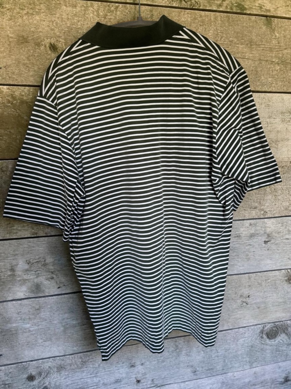 Title:
Polo Golf Ralph Lauren Striped Shirt Men’s M Pima Cotton Green White - Picture 8 of 8